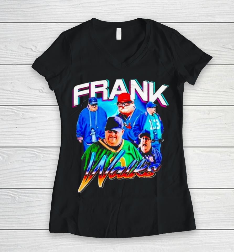 Dave Portnoy Frank Walks Women V-Neck T-Shirt