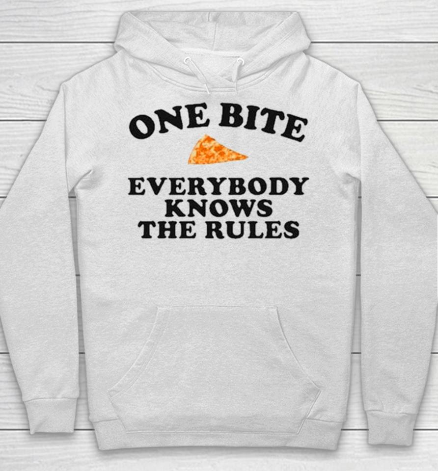 Dave Portnoy One Bite Everyone Knows The Rules Hoodie