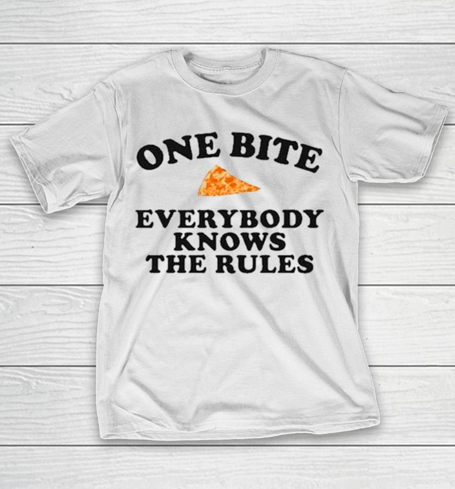 Dave Portnoy One Bite Everyone Knows The Rules T-Shirt