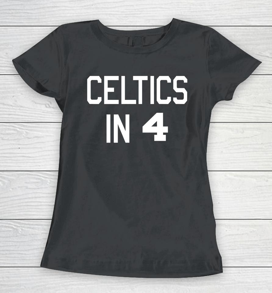 Dave Portnoy Wearing Celtics In 4 Women T-Shirt