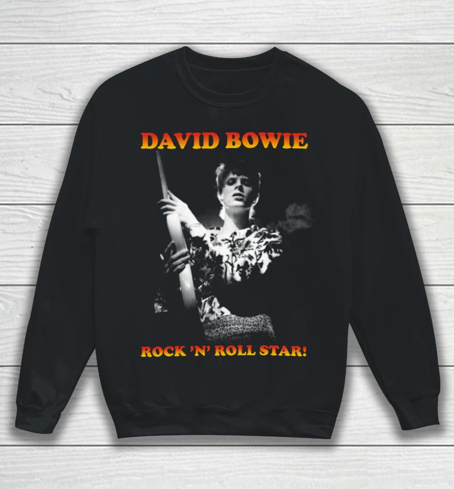 David Bowie Rock N' Roll Star Sweatshirt
