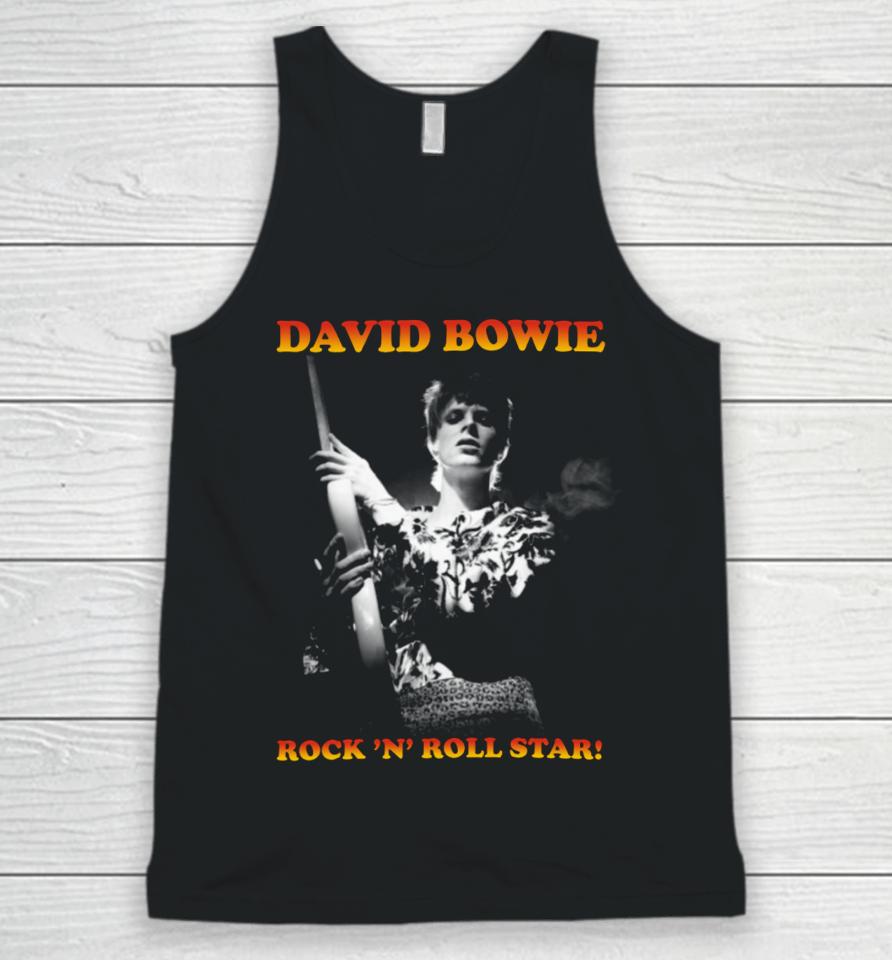 David Bowie Rock N' Roll Star Unisex Tank Top