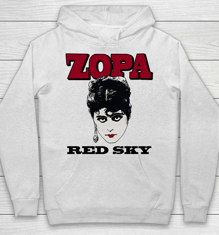 David Chase Zopa Red Sky Hoodie
