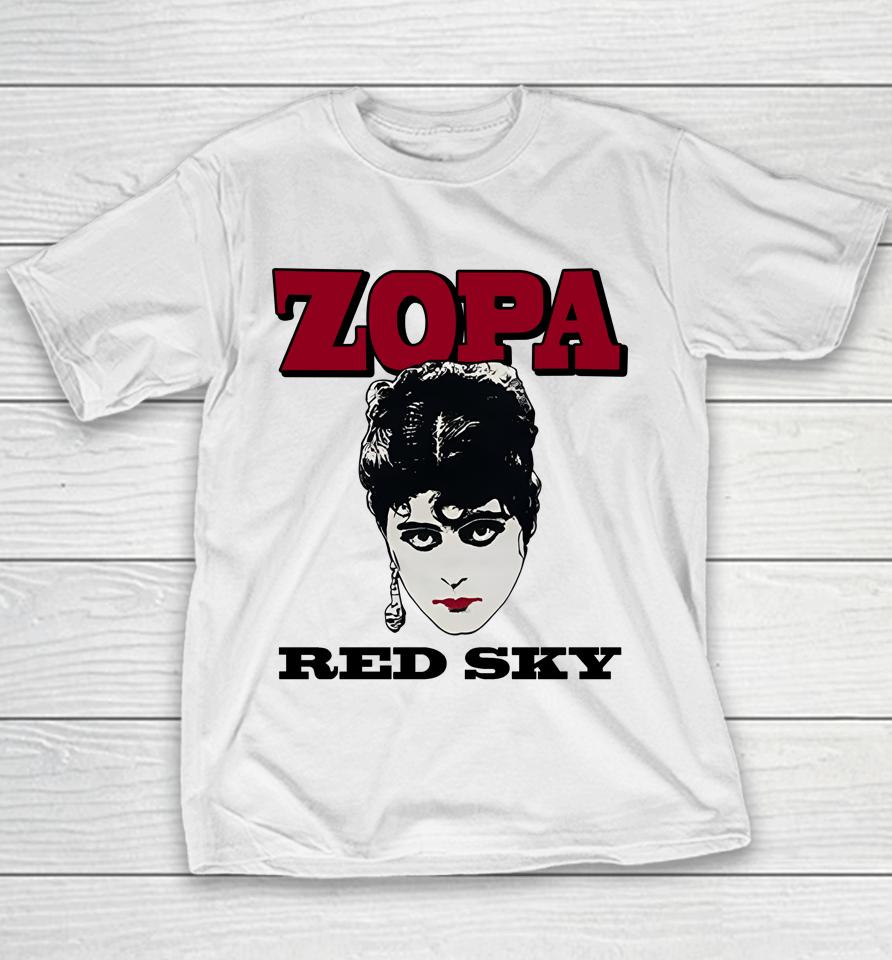 David Chase Zopa Red Sky Youth T-Shirt