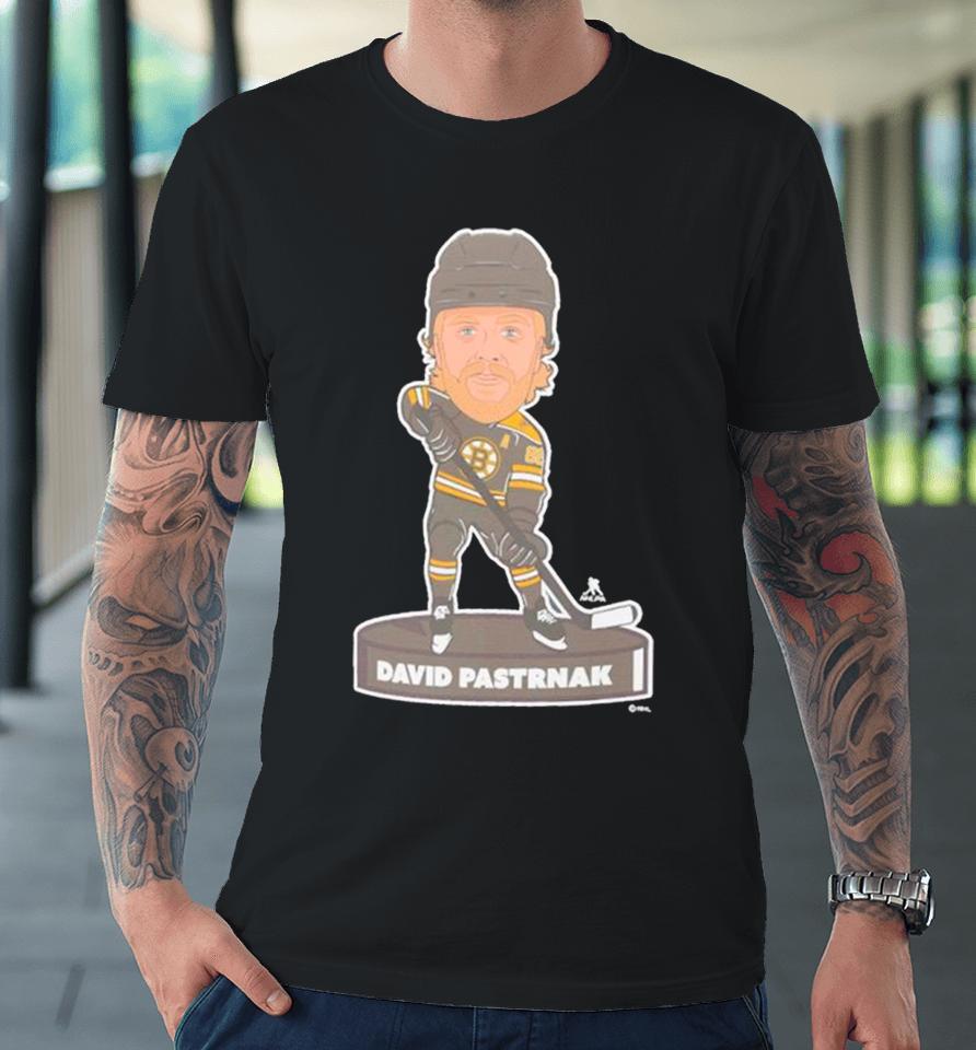 David Pastrnak Boston Bruins Player Bobblehead Premium T-Shirt