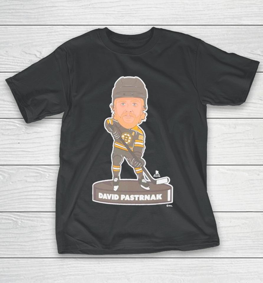 David Pastrnak Boston Bruins Player Bobblehead T-Shirt