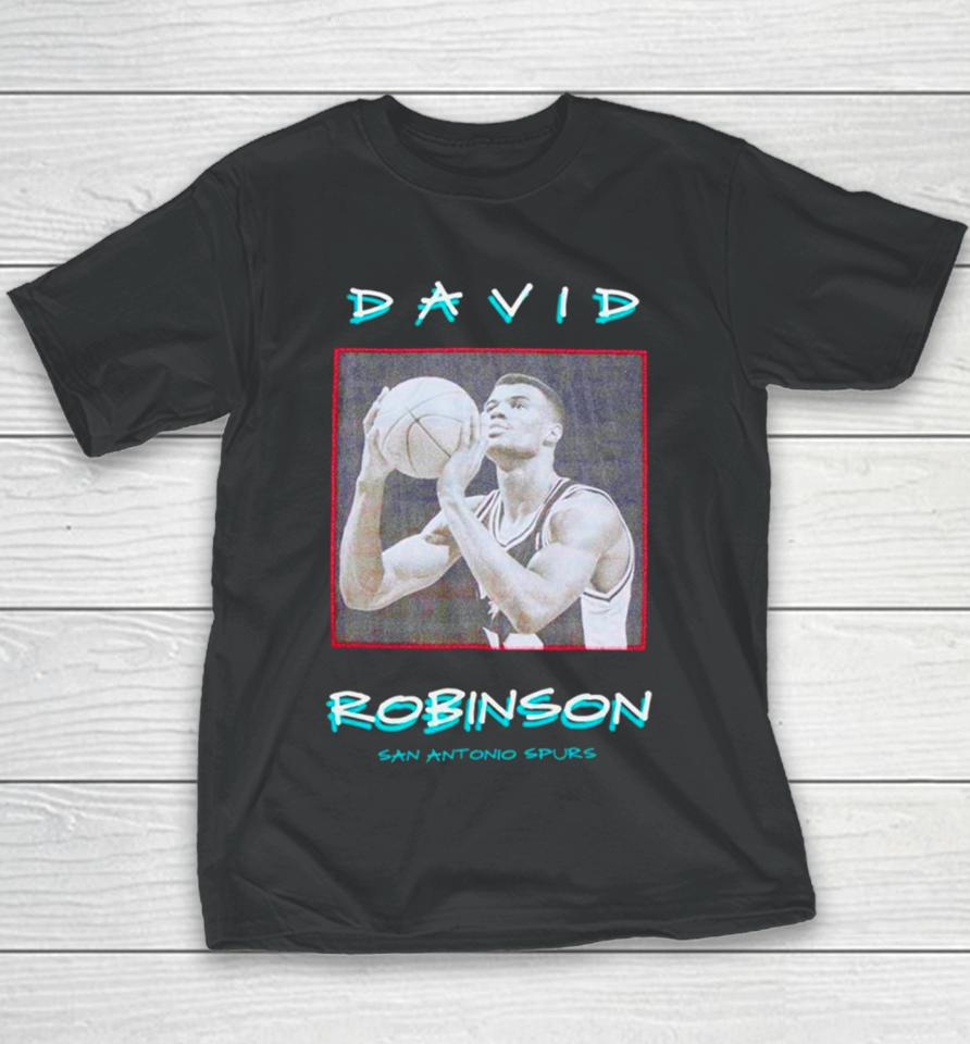 David Robinson San Antonio Spurs Vintage Logo Youth T-Shirt