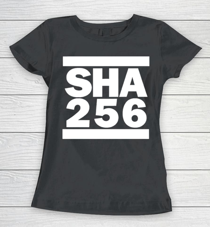 David Weston Sha 256 Women T-Shirt