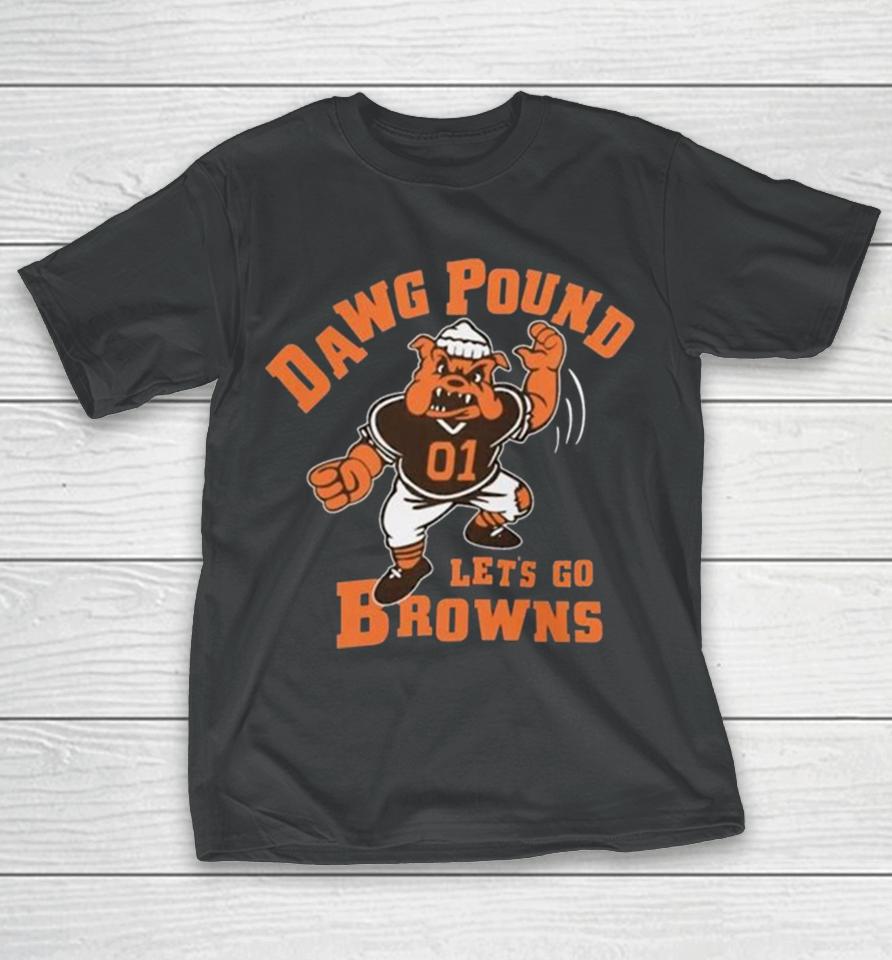 Dawg Pound Let’s Go Cleveland Browns T-Shirt