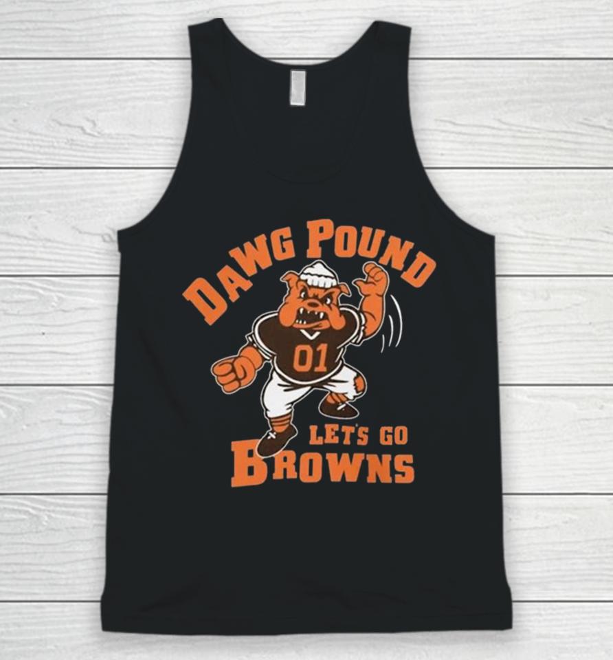 Dawg Pound Let’s Go Cleveland Browns Unisex Tank Top