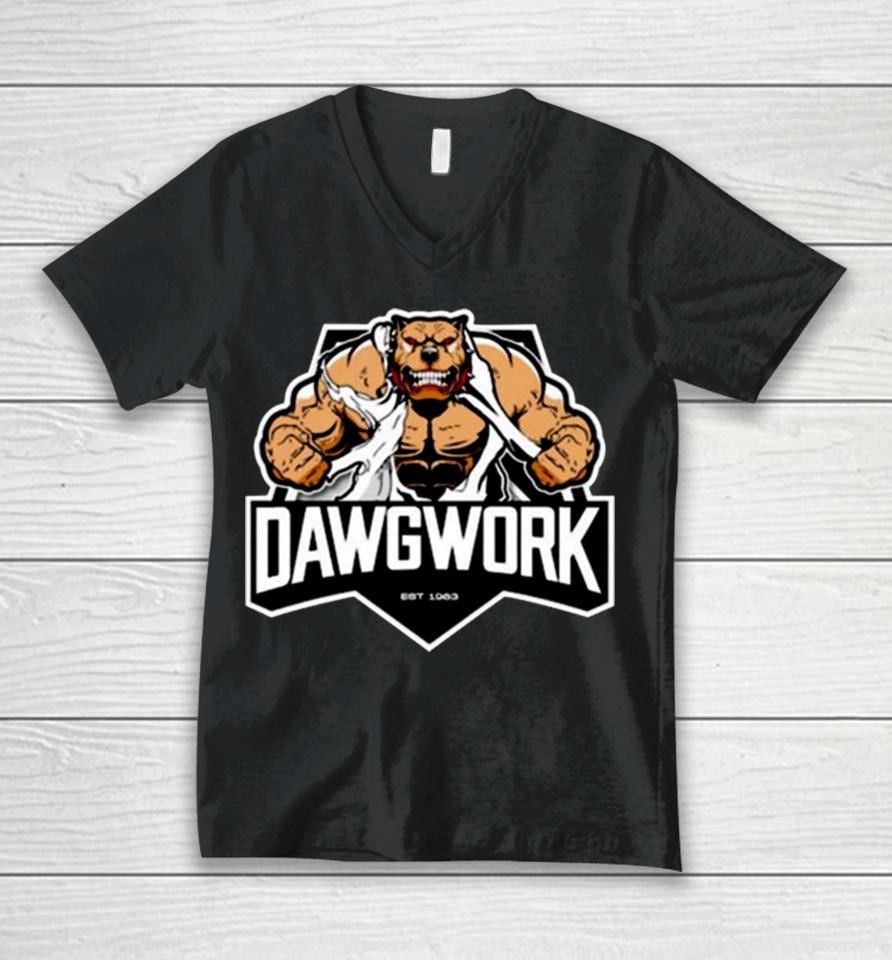 Dawgwork Est 1983 Unisex V-Neck T-Shirt