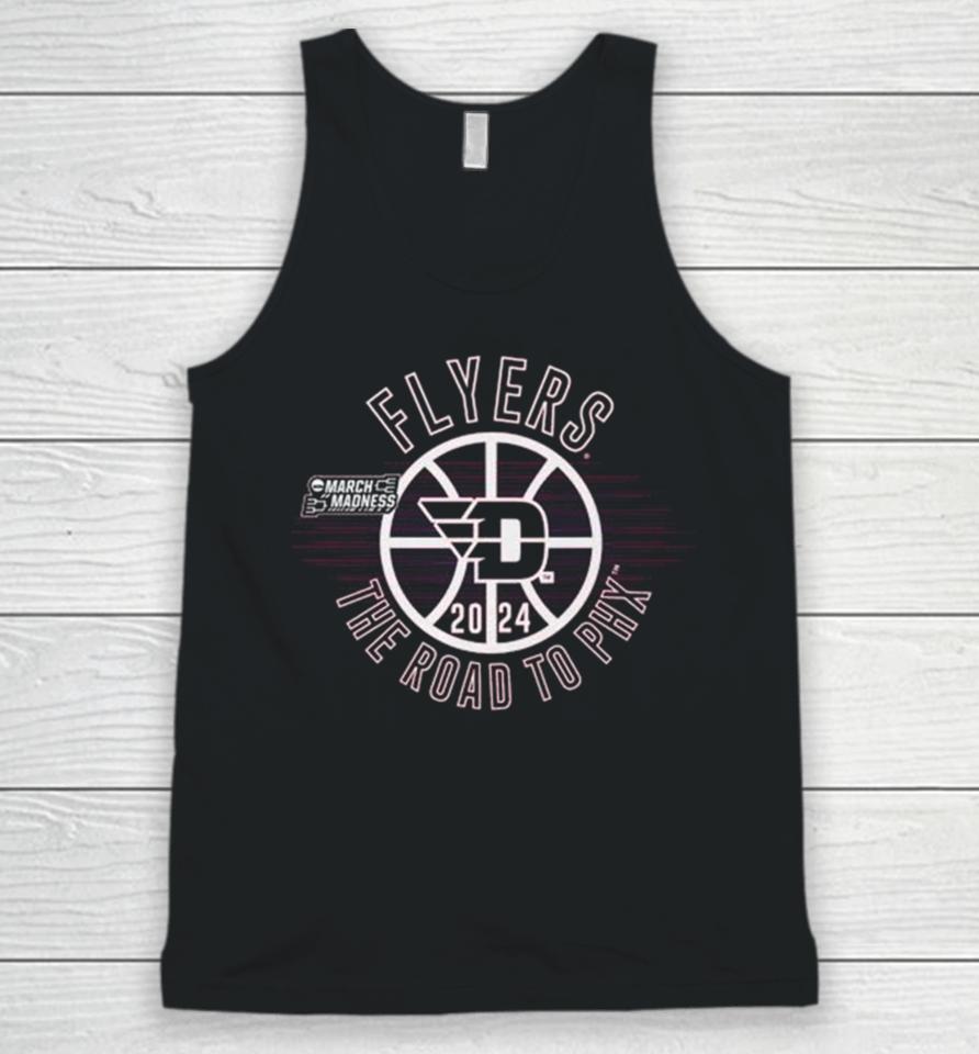 Dayton Flyers 2024 March Madness The Road To Phx Unisex Tank Top