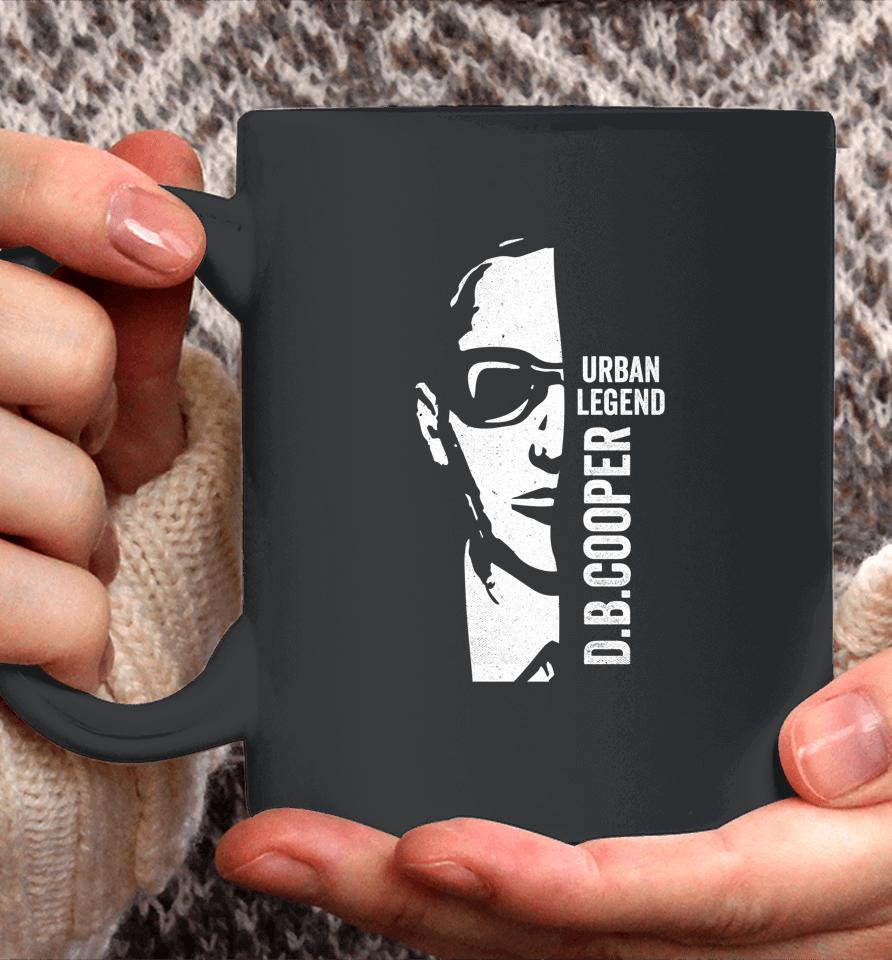 Db Cooper Face Unsolved Mystery Sixties Cool Urban Legend Coffee Mug