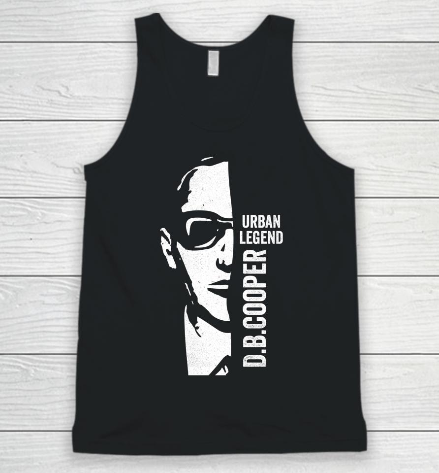 Db Cooper Face Unsolved Mystery Sixties Cool Urban Legend Unisex Tank Top