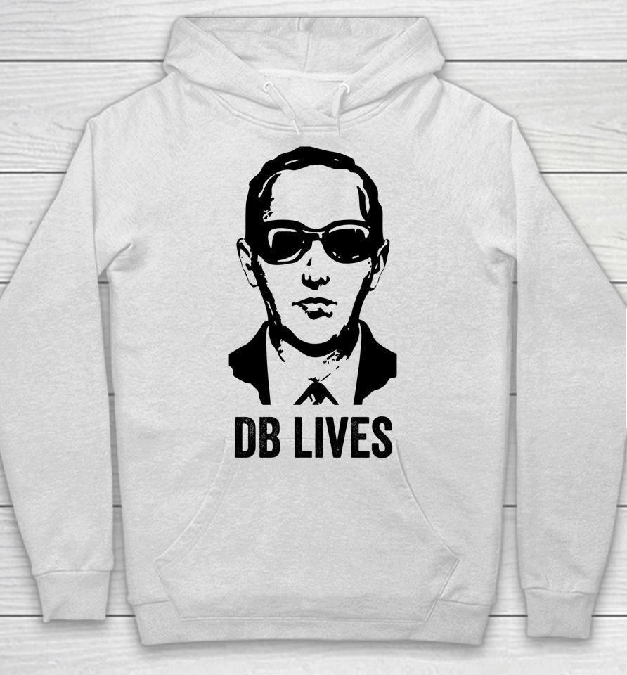Db Cooper Lives Unsolved Mystery Sixties Urban Legend Face Hoodie