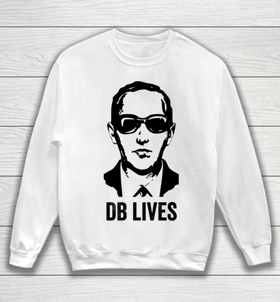 Db Cooper Lives Unsolved Mystery Sixties Urban Legend Face Sweatshirt