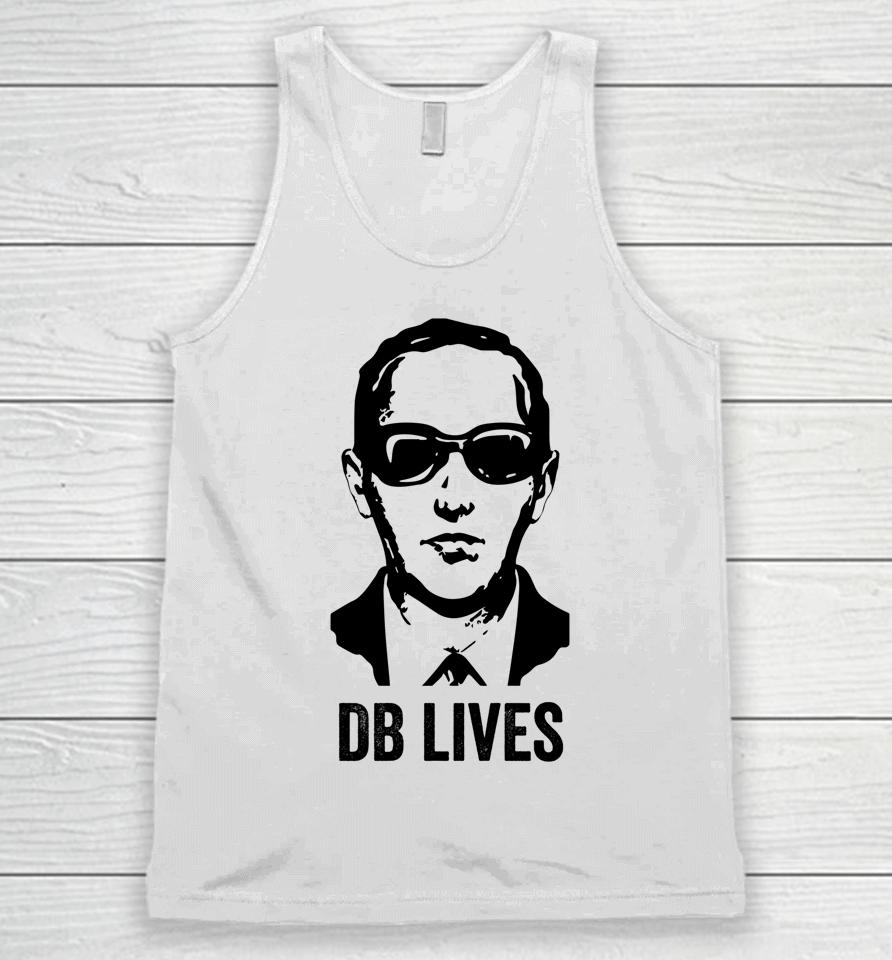 Db Cooper Lives Unsolved Mystery Sixties Urban Legend Face Unisex Tank Top