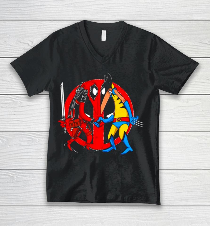 Deadpool And Wolverine Deadverine Unisex V-Neck T-Shirt