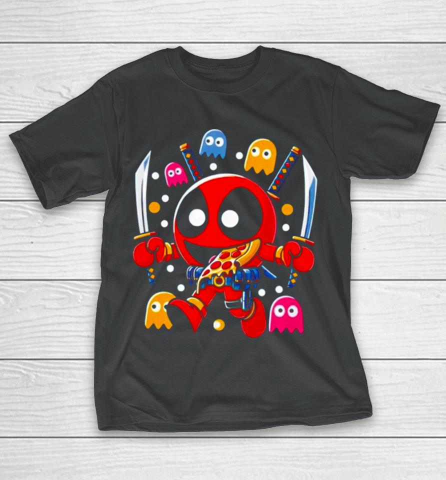 Deadpool In The Style Of Pac Man Mr. Dp T-Shirt