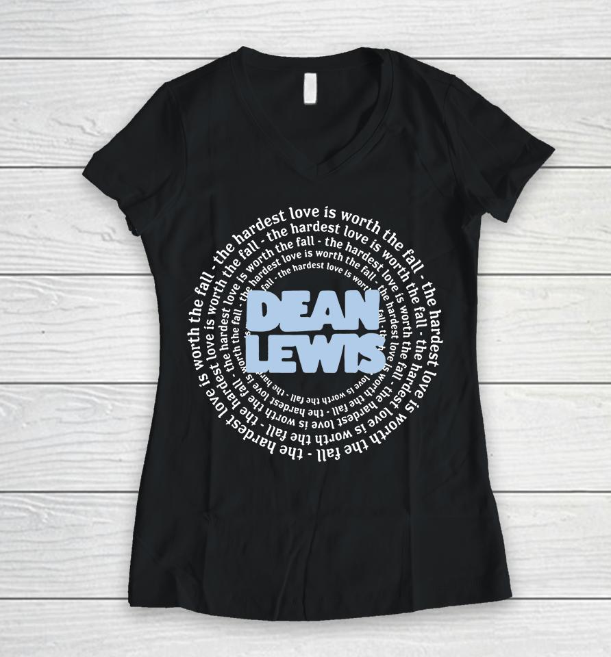 Dean Lewis Merch The Hardest Love Women V-Neck T-Shirt