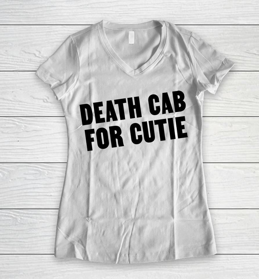 Death Cab For Cutie Women V-Neck T-Shirt