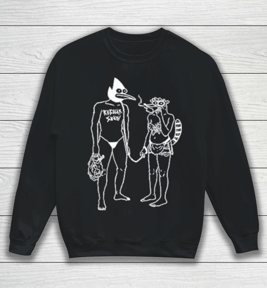 Death Grips X Regular Show Money Store Sketch Sweatshirt