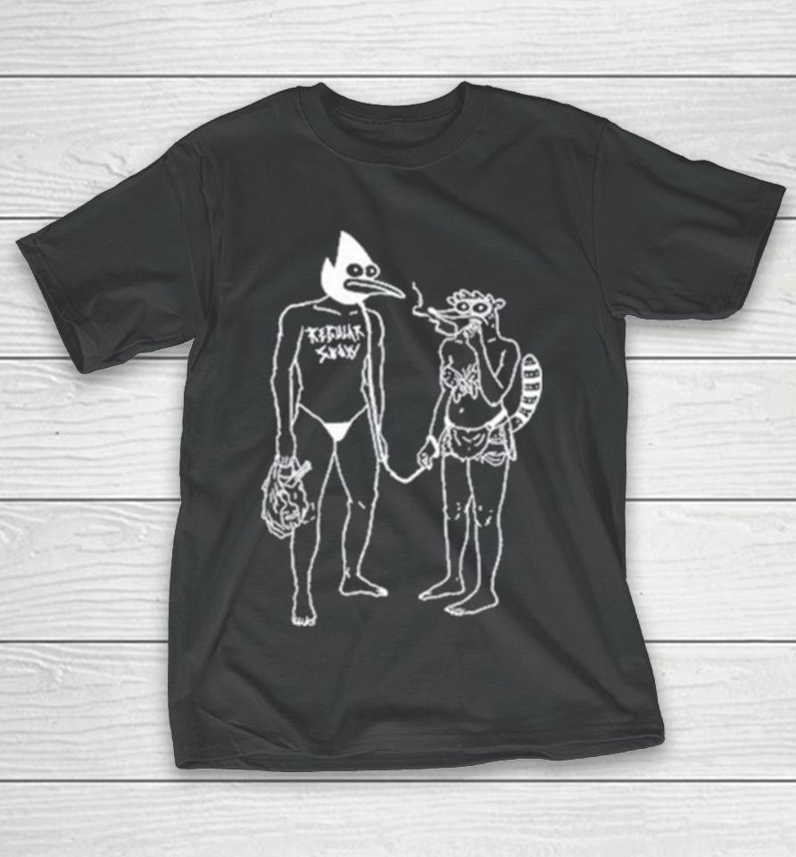 Death Grips X Regular Show Money Store Sketch T-Shirt