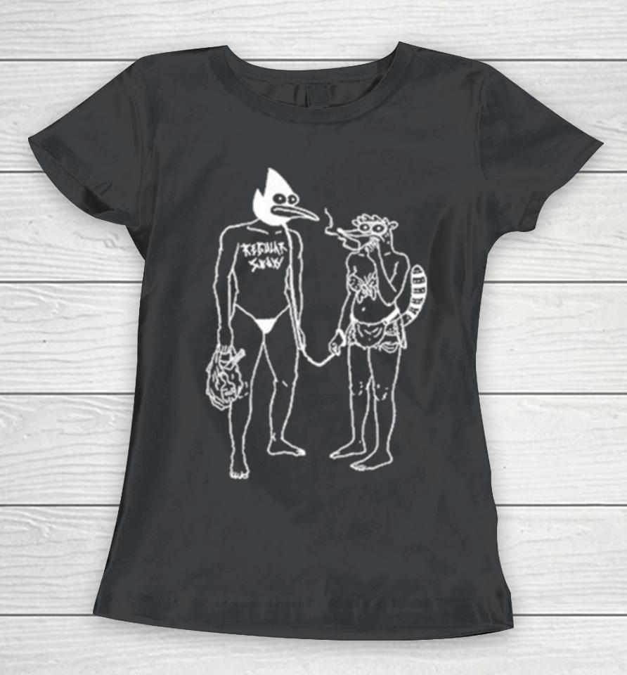 Death Grips X Regular Show Money Store Sketch Women T-Shirt