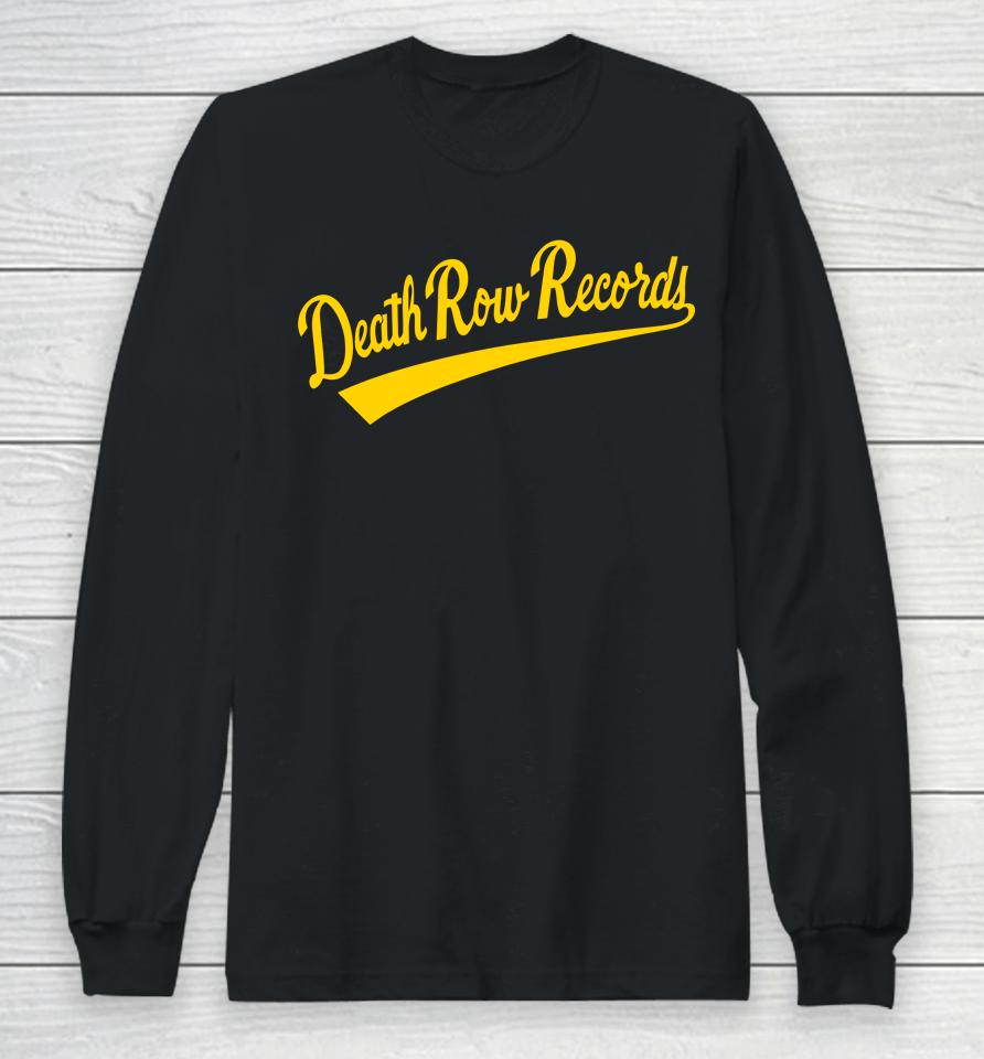 Death Row Records Baseball Long Sleeve T-Shirt