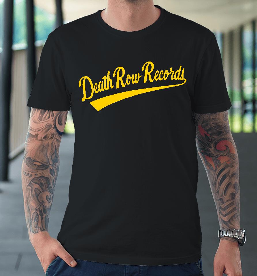 Death Row Records Baseball Premium T-Shirt