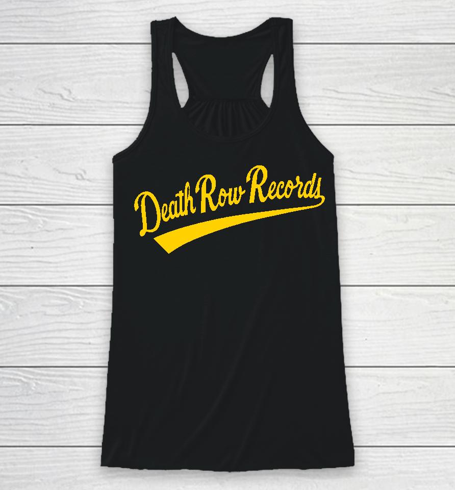 Death Row Records Baseball Racerback Tank