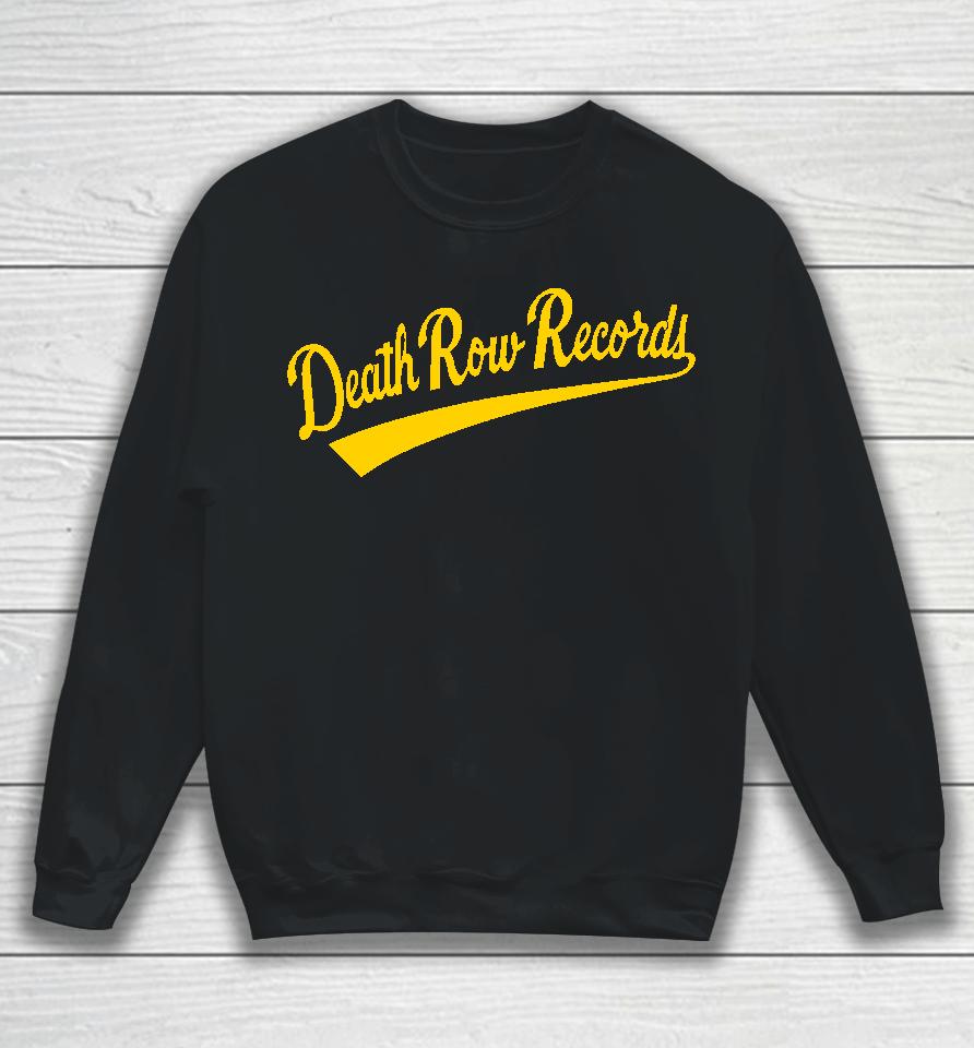 Death Row Records Baseball Sweatshirt