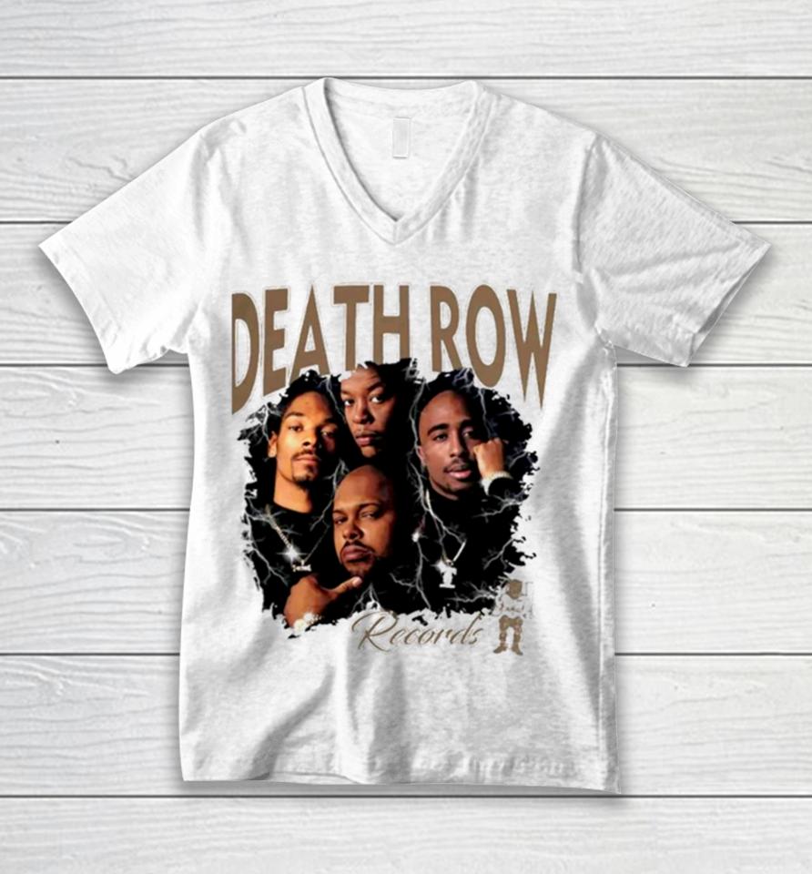 Death Row Records Match Jordan 3 Palomino Unisex V-Neck T-Shirt