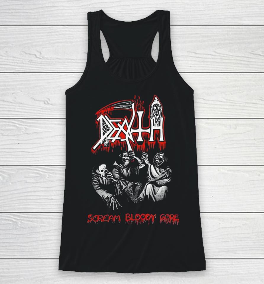 Death Scream Bloody Gore Throwback Racerback Tank