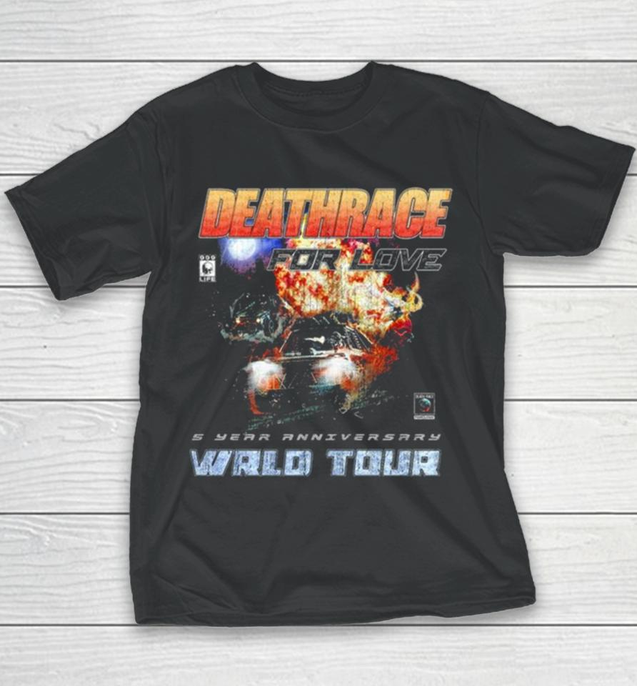 Deathrace For Love 5 Year Anniversary Wrld Tour Youth T-Shirt