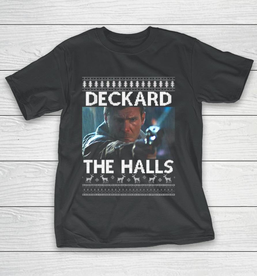 Deckard The Halls Blade Runner Christmas Knit T-Shirt