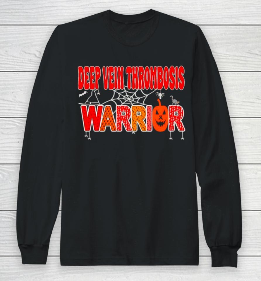 Deep Vein Thrombosis Warrior Halloween Long Sleeve T-Shirt