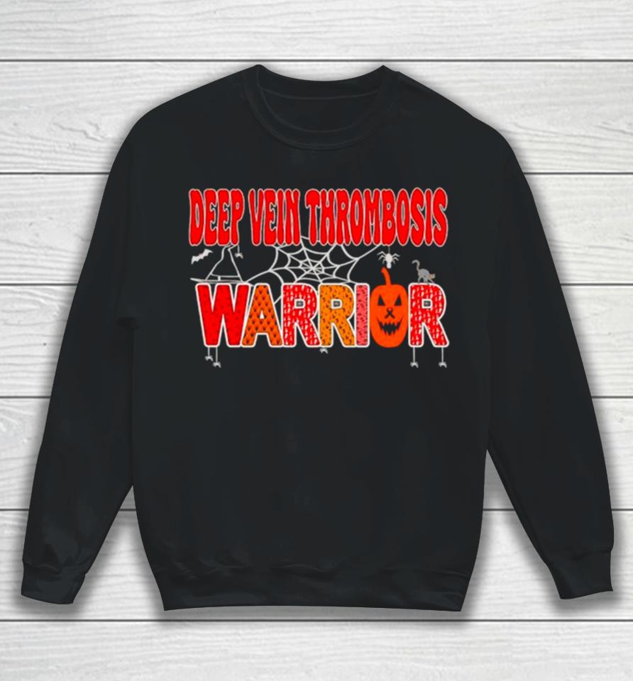 Deep Vein Thrombosis Warrior Halloween Sweatshirt