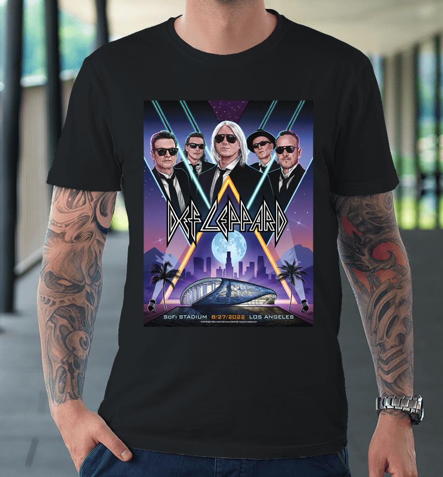 Def Leppard Los Angeles August 27, 2022 The Stadium Tour Premium T-Shirt