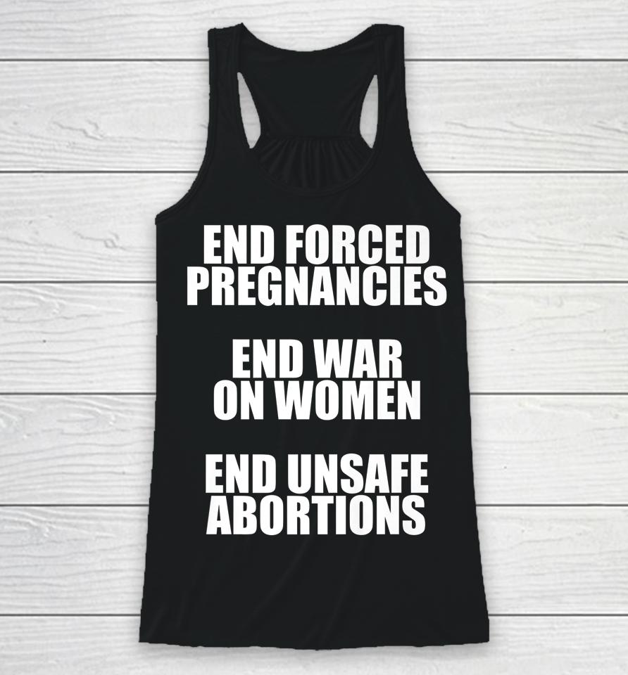 Defend Roe V Wade Pro Choice Abortion Rights Feminism Racerback Tank