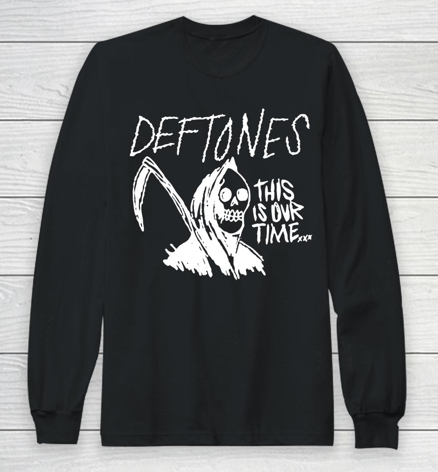 Deftones Reaper Black Long Sleeve T-Shirt