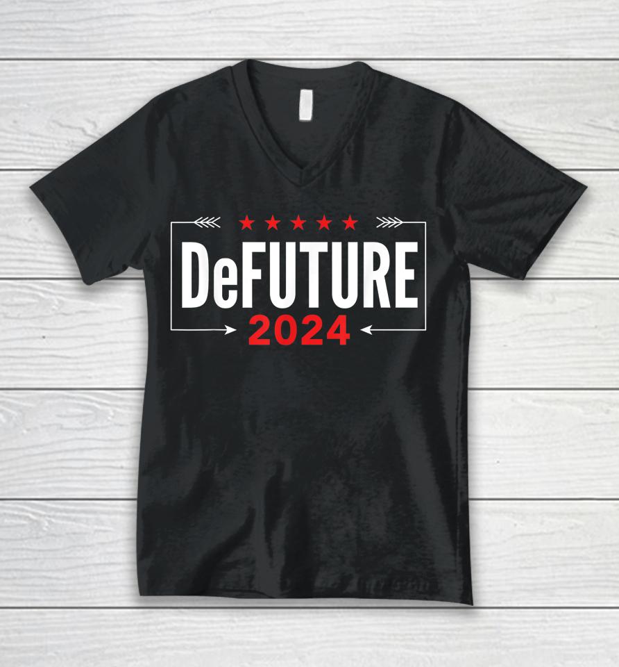 Defuture 2024 Ron Desantis Florida Unisex V-Neck T-Shirt