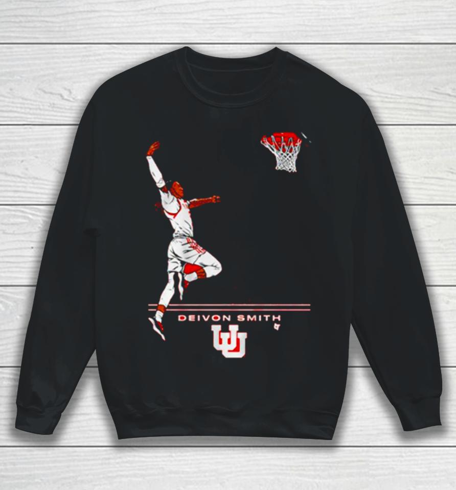 Deivon Smith Utah Jazz Basketball Nba Superstar Pose Sweatshirt