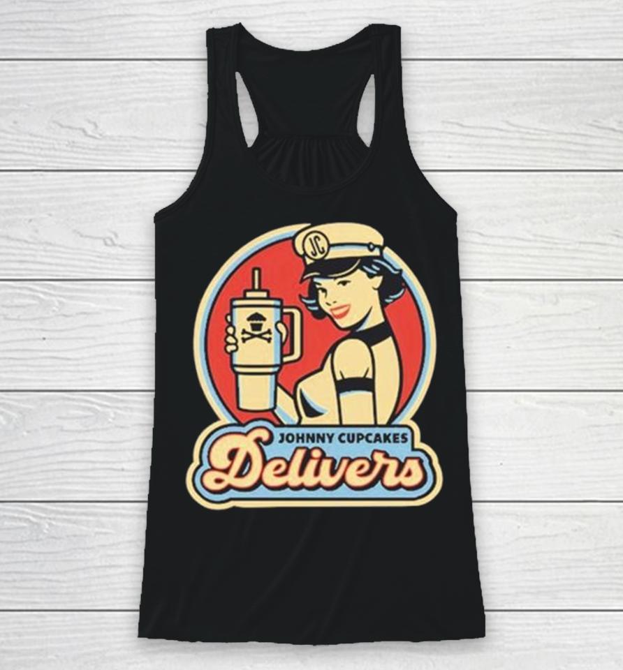 Delivers Stan Lee Cup Cakes Parody Racerback Tank