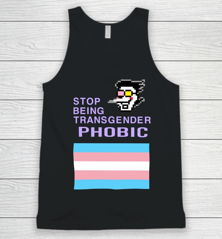Deltarune Stop Being Transgender Phobic Unisex Tank Top