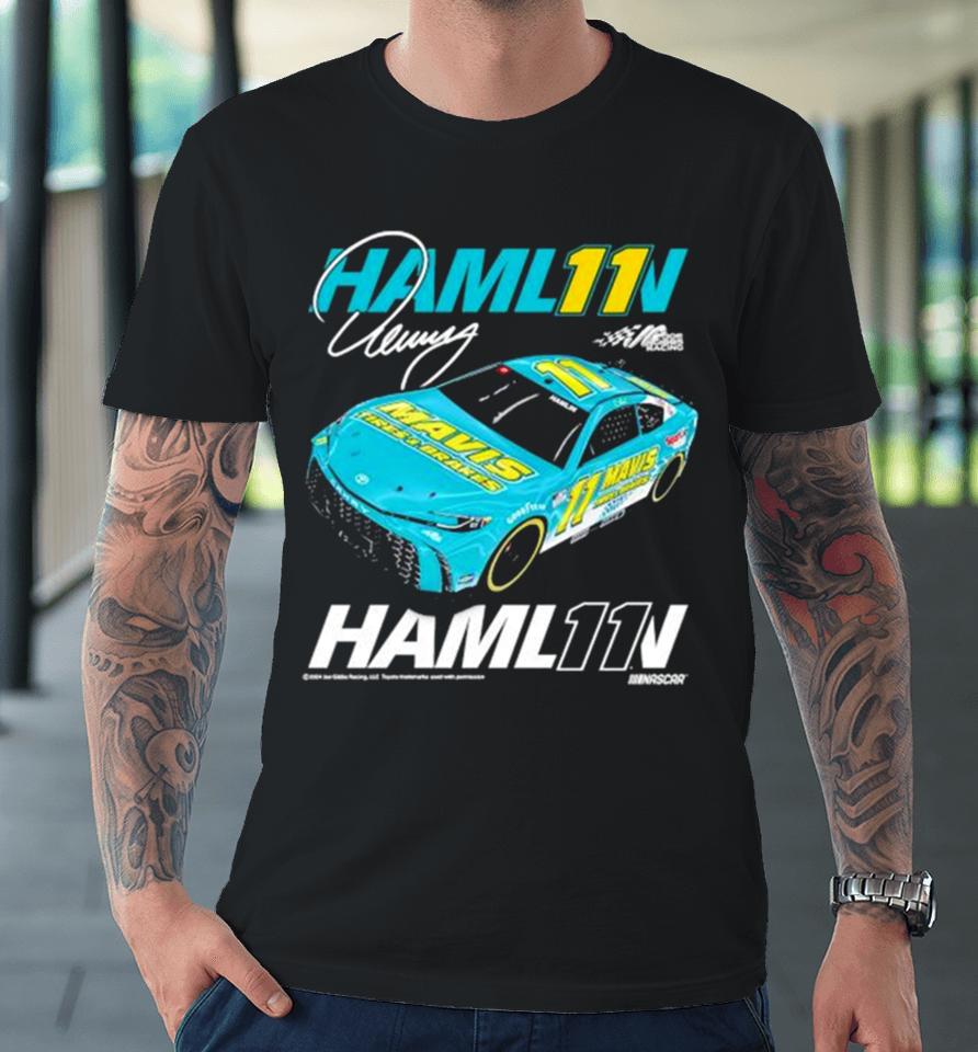 Denny Hamlin Joe Gibbs Mavis Car Premium T-Shirt