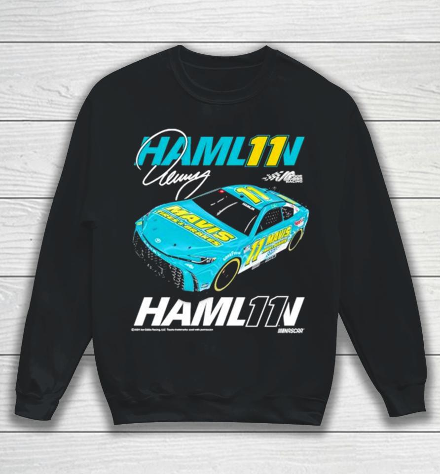 Denny Hamlin Joe Gibbs Mavis Car Sweatshirt