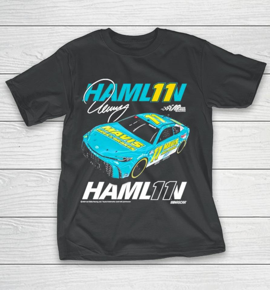 Denny Hamlin Joe Gibbs Mavis Car T-Shirt