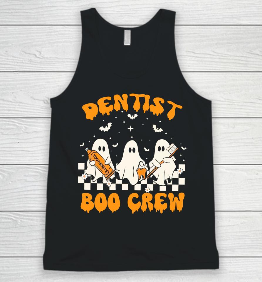 Dentist Boo Crew Trick Or Teeth Halloween Spooky Dentist Unisex Tank Top
