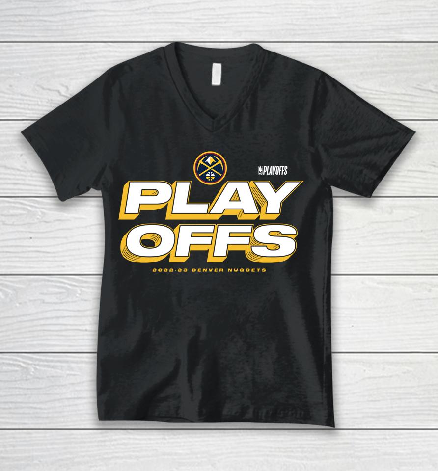 Denver Nuggets Fanatics Branded 2023 Nba Playoffs Starter Unisex V-Neck T-Shirt